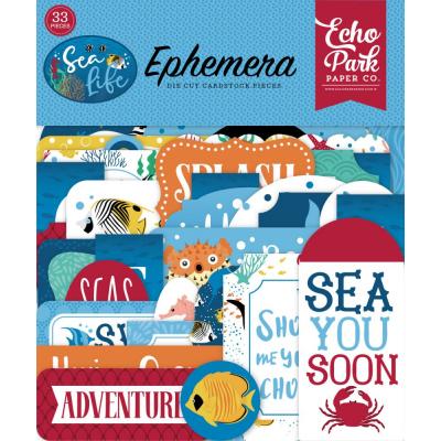 Echo Park Sea Life Die Cuts - Ephemera